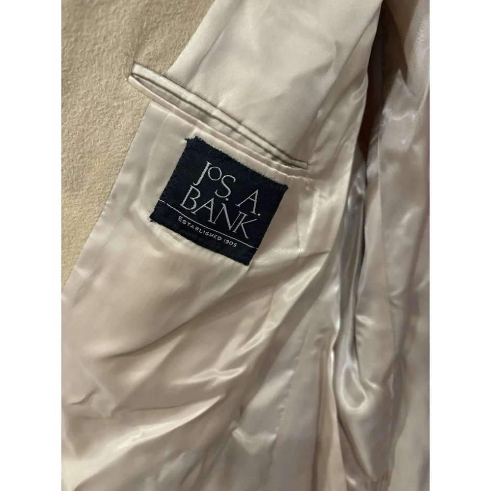 Jos.  a Bank 100% Camel Hair Sport Coat Blazer Men's 50R Tan Beige 2 Button